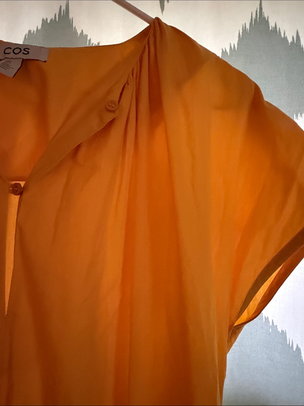 COS Mustard Yellow Tiered Maxi Dress - Picture 6 of 6